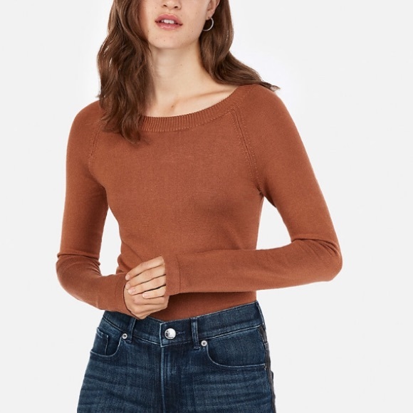Express Sweaters - NWT • Express • Fitted Jersey Bateau Neck Sweater